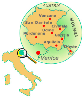 map: ITALY - FRIULI 